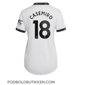 Manchester United Casemiro #18 Udebanetrøje Dame 2022-23 Kortærmet